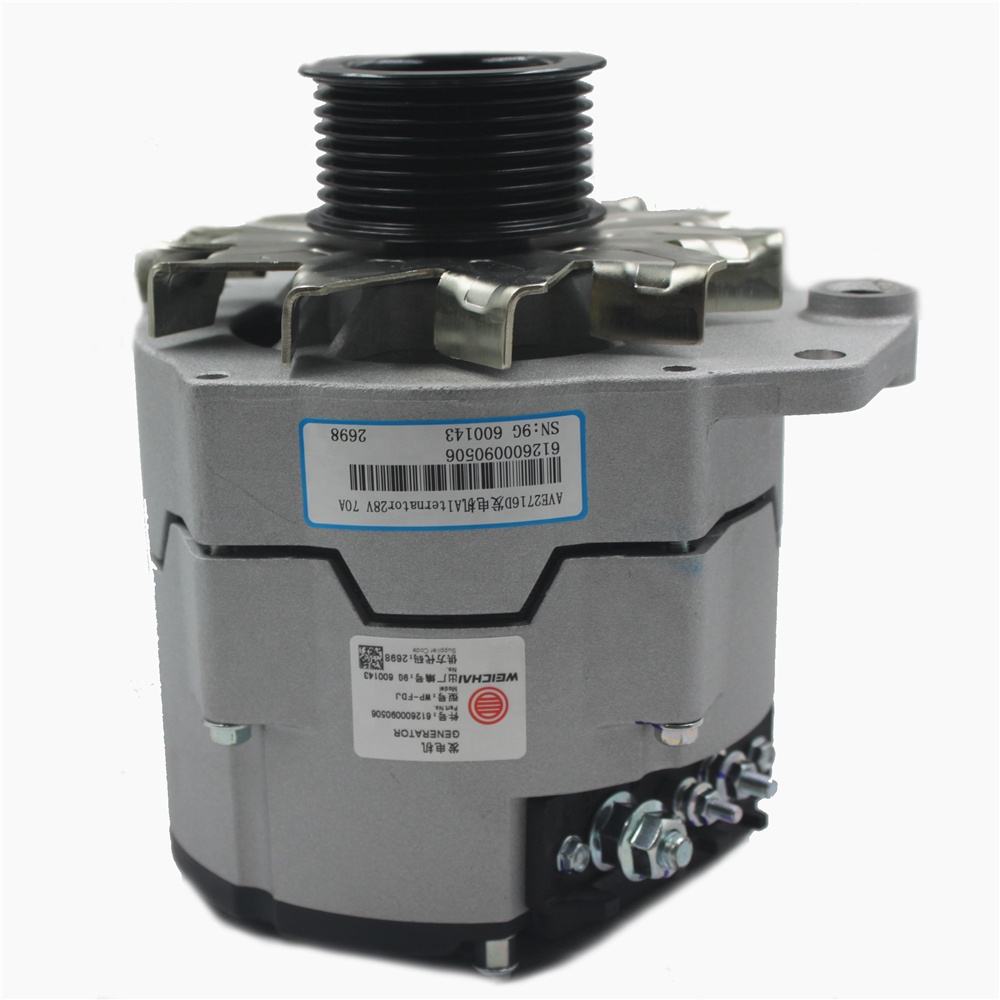 612600090506 Kamyon WD615 WP10 pati motè altènatè pou Weichai Sinotruck Shacman